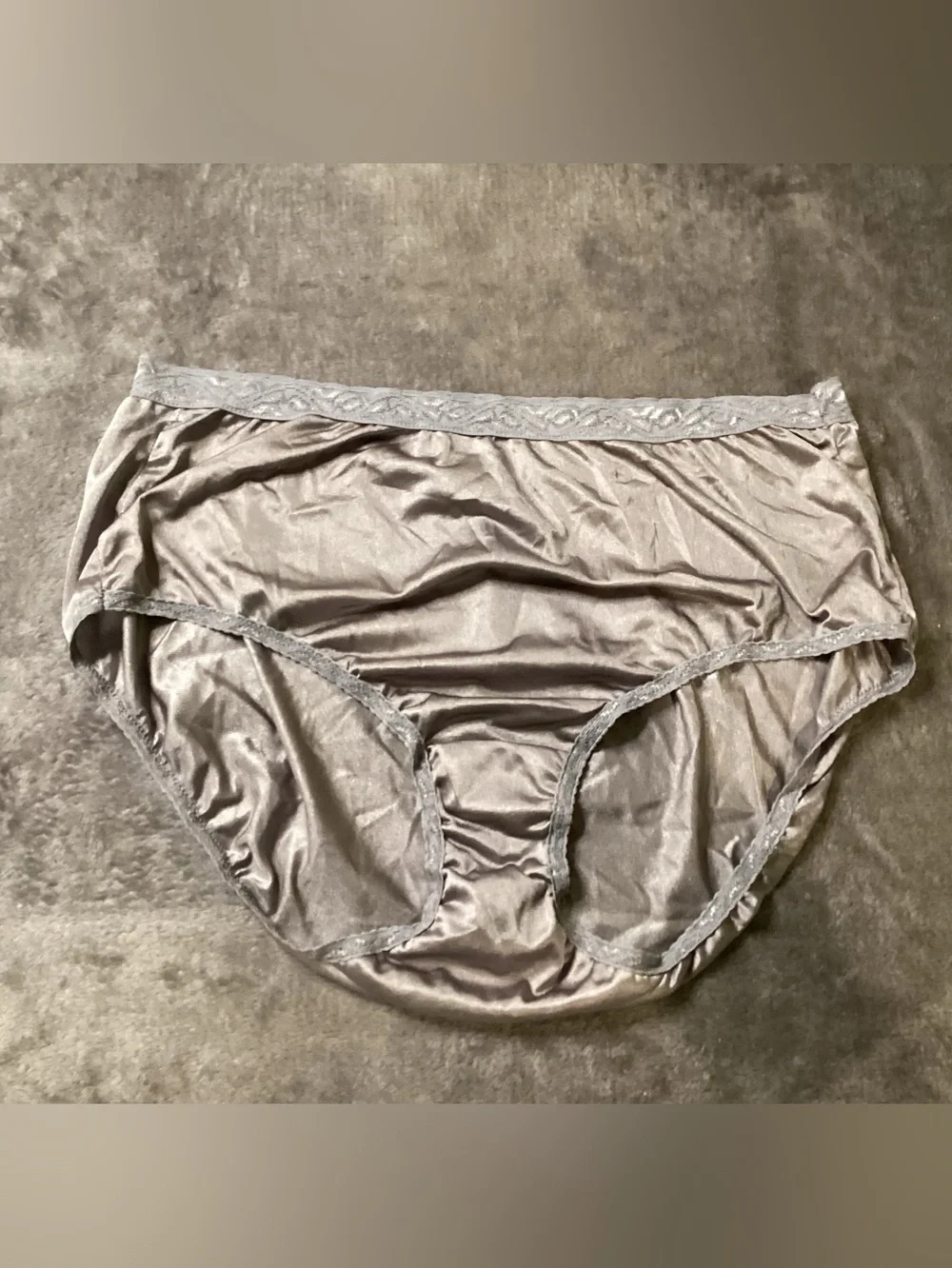 Fruit of the Loom Women's Satin Brief Panty - Silver Gray - Picture 1 of 3